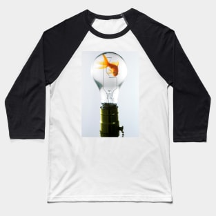 Goldfish in light bulb Baseball T-Shirt